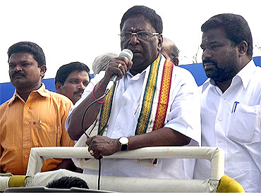 Minister of State in the Prime Minister's Office V Narayanasamy