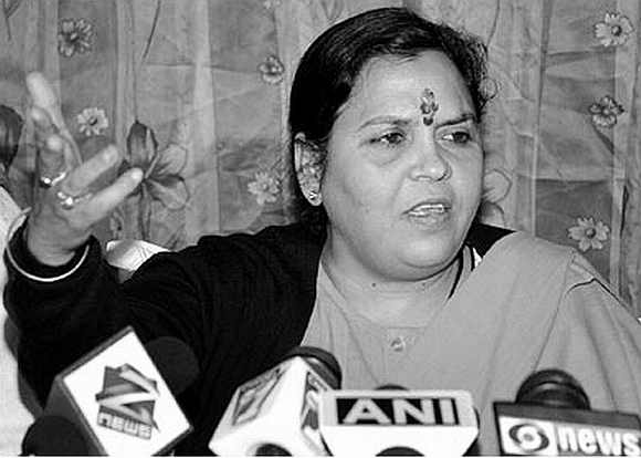 Uma Bharti is campaigning extensively in UP