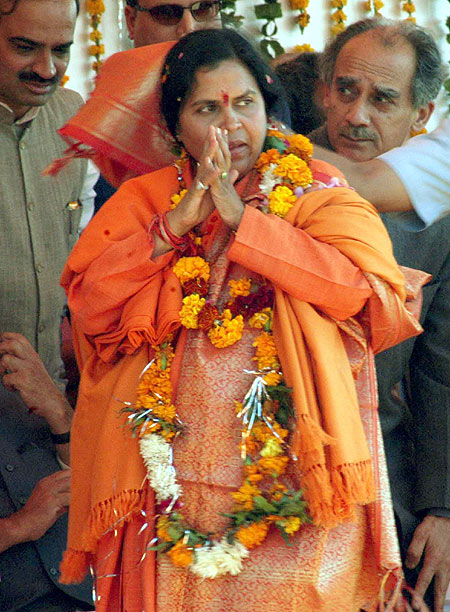 Uma Bharti is disappointed with UP