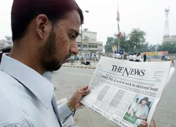 Election results announced in Rawalpindi, October 11, 2002