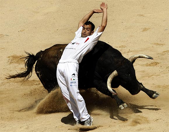 Floods in Russia, bullfighting in Spain