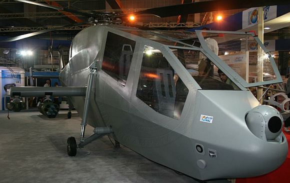 A prototype of HAL's Light Combat Helicopter