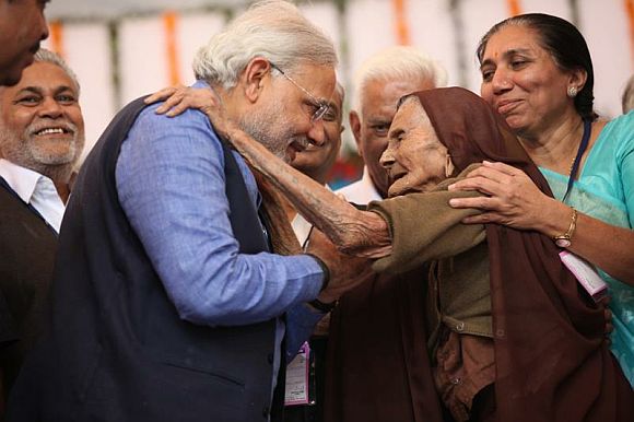 Narendra Modi stands tall as Parivar bows before him