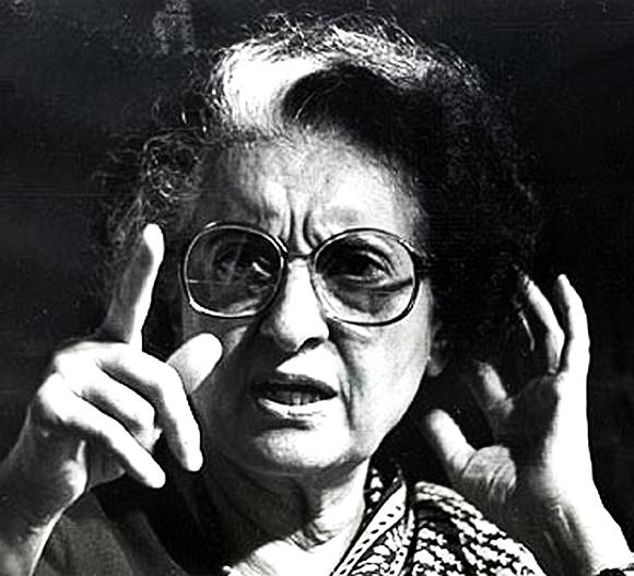 Former Prime Minister Indira Gandhi