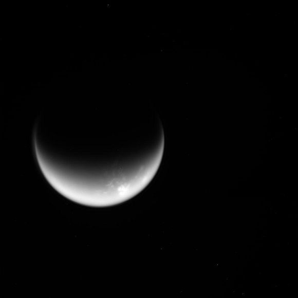 A crescent Titan