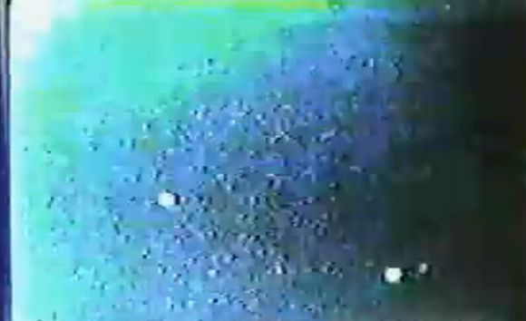 Video grab of the alleged UFO sighting over Sao Paolo on May 23, 1986