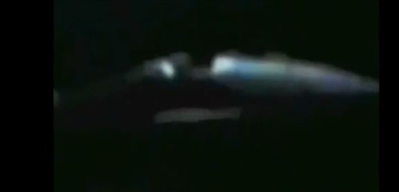 A video grab of the footage videotaped by Yalcin Yalman showing an alleged UFO