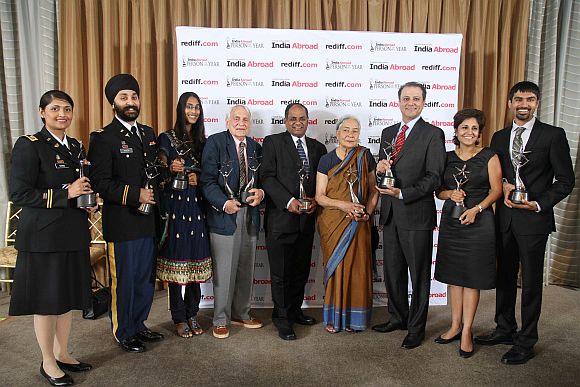 The India Abroad Person of the Year 2011 winners