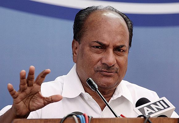 Antony's office 'bugged'? Defence ministry says NO