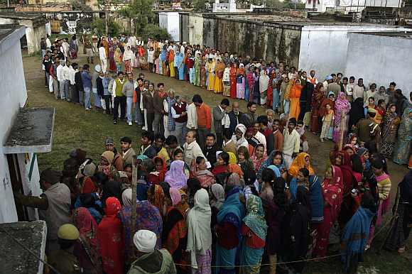 The turnout of 64 million voters in 2012 is 43 per cent higher than the 44.7 million turnout in the 2007 assembly election