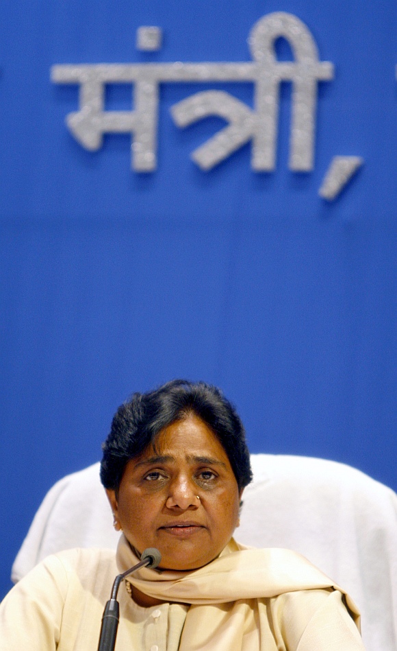 Outgoing Uttar Pradesh Chief Minister Mayawati