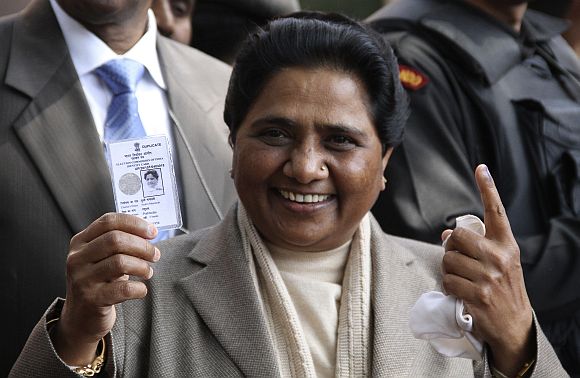 There was huge anti-incumbency against the Mayawati-led government