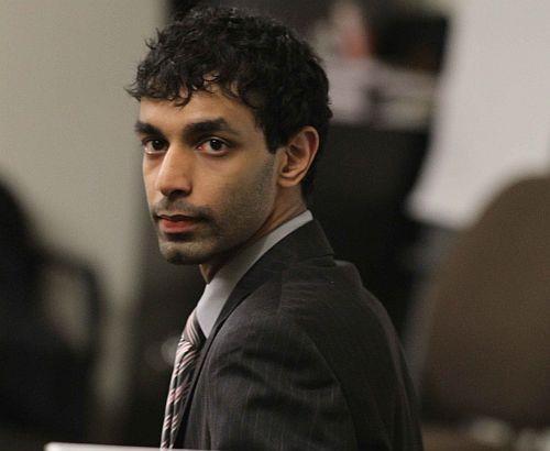 Dharun Ravi in the courtroom