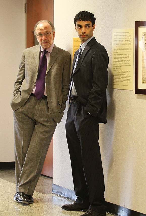 Dharun Ravi with attorney Steven Altman