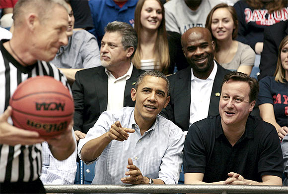 Obama bonds with Cameron