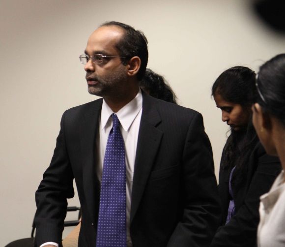 Dharun Ravi's father in the court room