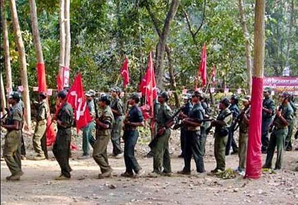 A file photo of Maoist cadres