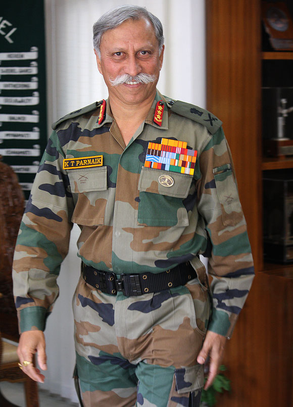 Lieutenant General K T Parnaik, PVSM, UYSM, heads the Northern Command and is the third highest ranking officer in the Indian Army