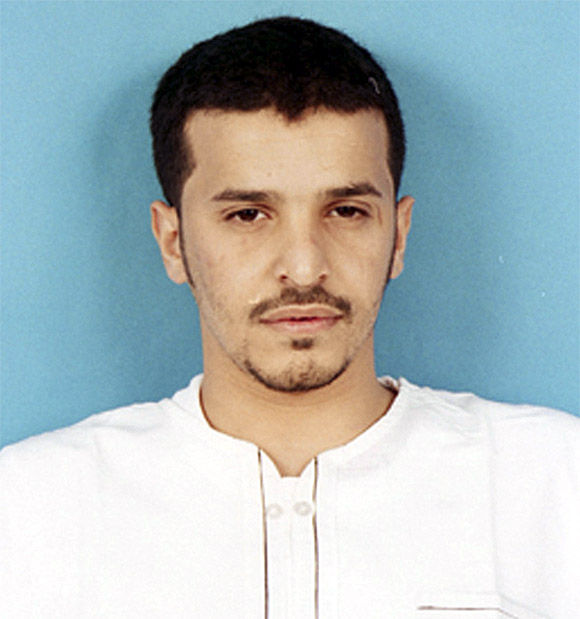 Handout picture of Saudi fugitive Ibrahim Hassan al-Asiri as seen at the Saudi interior ministry of the most wanted terror suspects