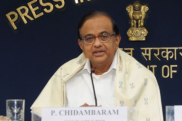 Home Minister P Chidambaram
