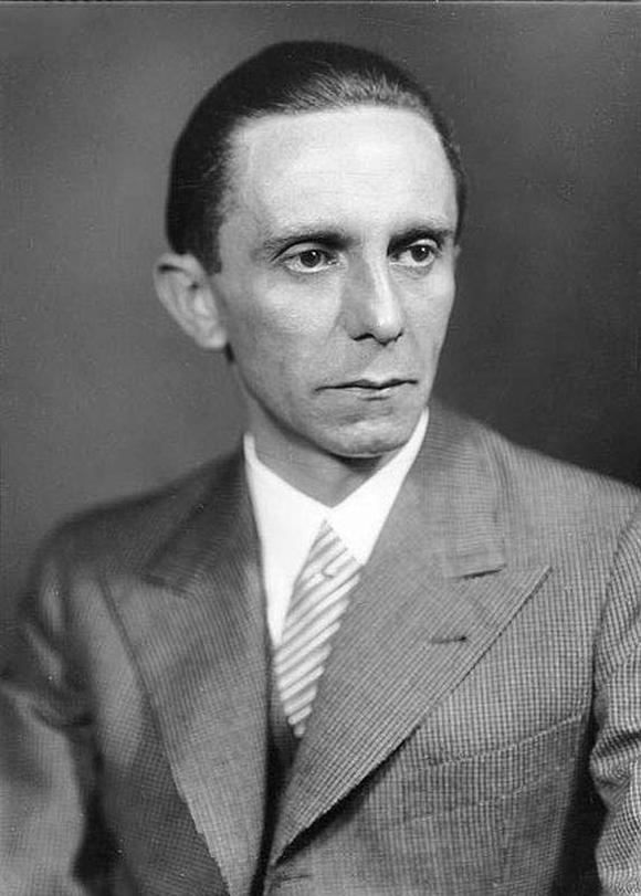 Hitler's propaganda minister Joseph Goebbels