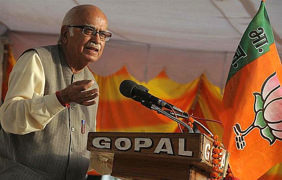 BJP has let down people; party's mood not upbeat: Advani