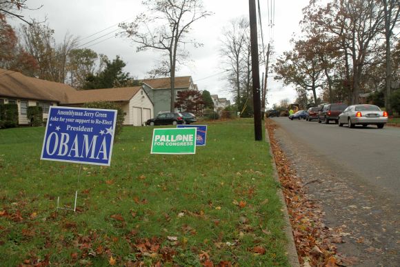 President Obama cancelled election campaigning as the storm struck the East Coast