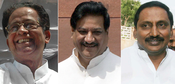 Are Chief Ministers Tarun Gogoi, Prithviraj Chavan and Kiran Reddy upto Rahul Gandhi's challenge?