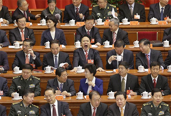INSIDE China's Great Hall: Once-in-a-decade Congress opens