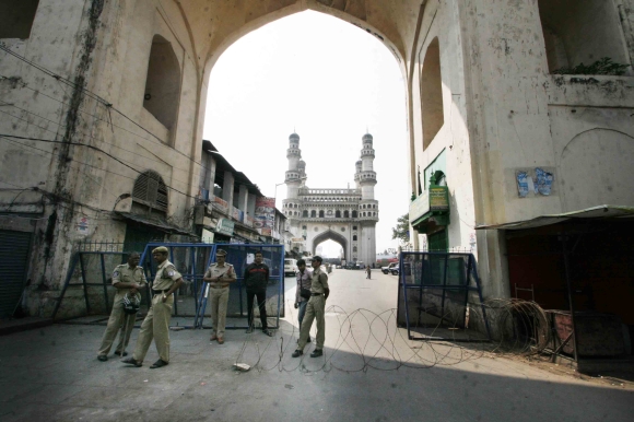 Security personnel deployed near Charminar