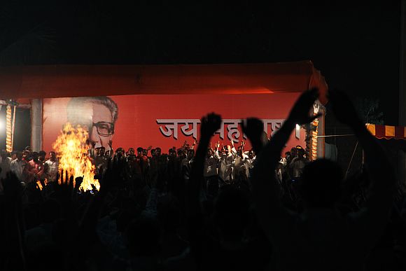 Shiv Sena supremo Bal Thackeray was cremated at Shivaji Park