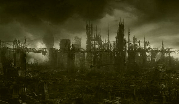 An artist's concept of apocalypse