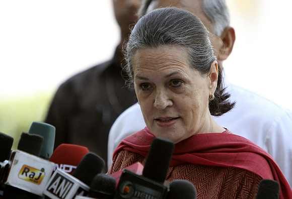 Congress chief Sonia Gandhi