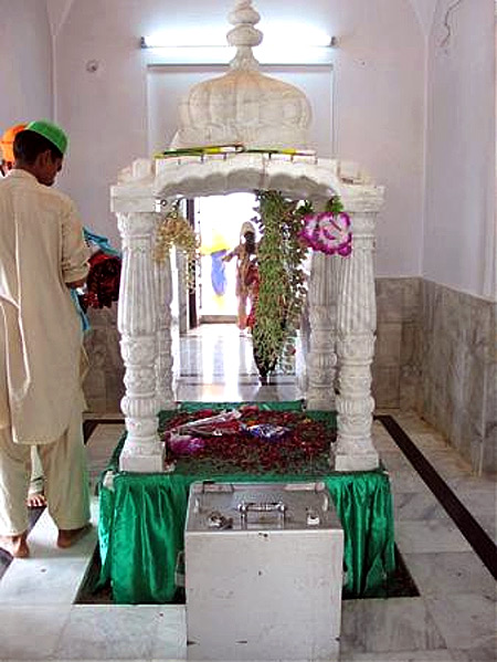 Inside the Kartarpur Sahib gurudwara