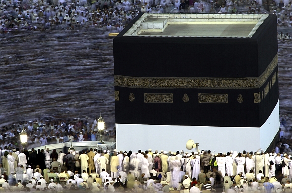 On a pilgrimage to Mecca for Haj