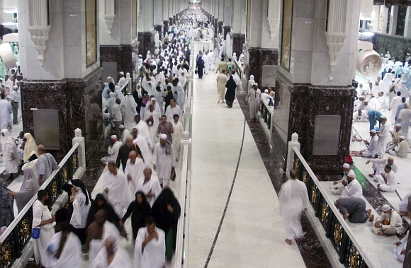On a pilgrimage to Mecca for Haj