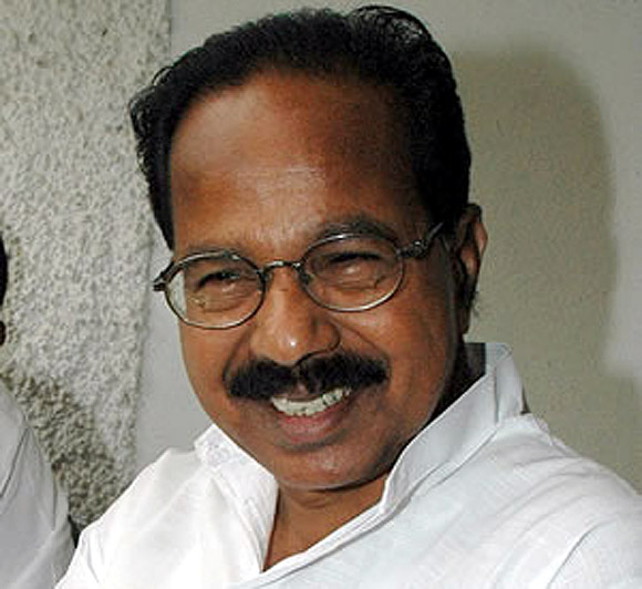 Newly appointed Petroleum minister Veerappa Moily