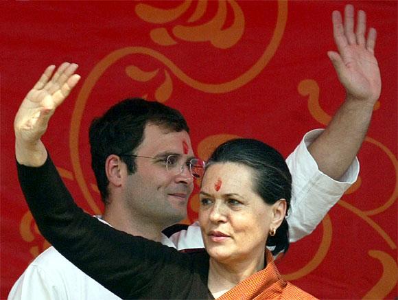 Will Rahul Gandhi, seen here with his mother Sonia, finally be anointed minister?