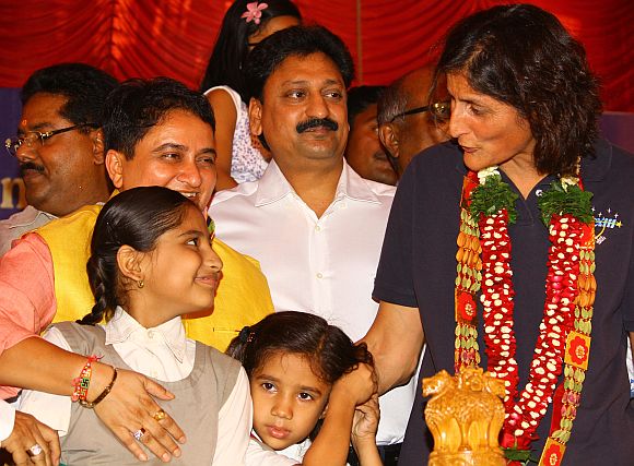 School girls to Sunita Williams: Please never forget India