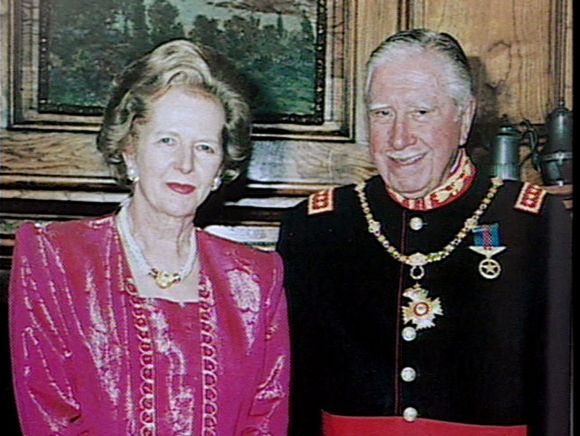 Margaret Thatcher and Augusto Pinochet in this 1994 photograph
