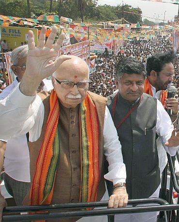 Senior BJP leader L K Advani
