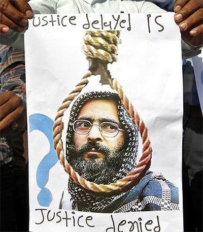 Afzal Guru was executed for his role in the 2001 attack on Parliament