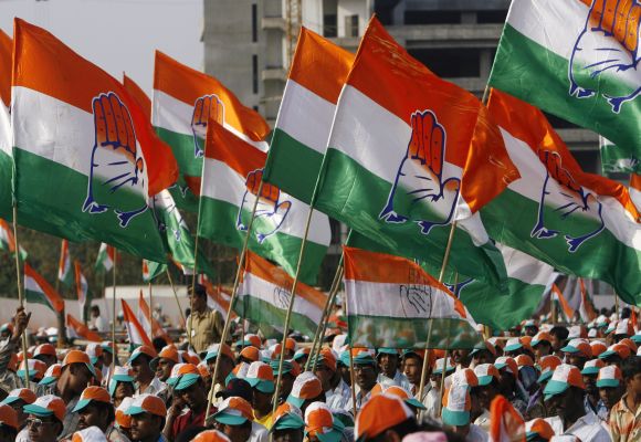 The Congress is set to get estimated 117-129 seats in the 224-member assembly