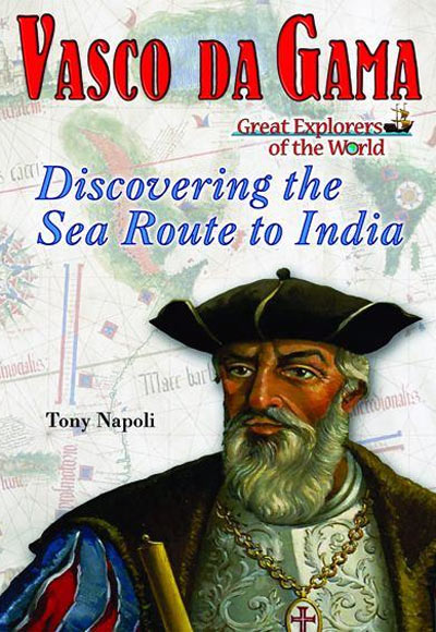 The cover of Tony Napoli's book on Vasco Da Gama.