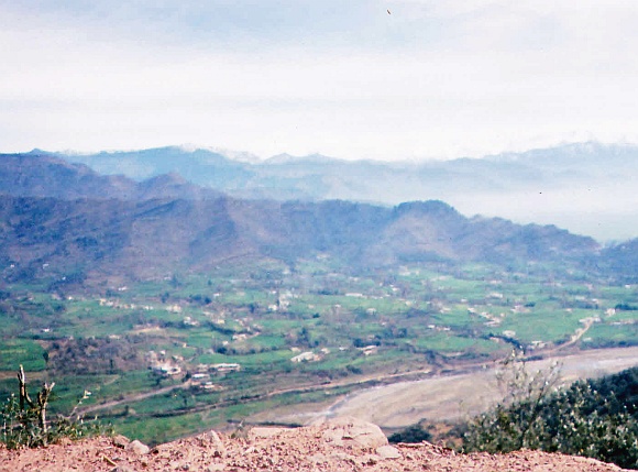 A view of Pakistan's area from the Sarala post
