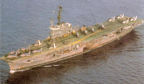 INS Vikrant in 1984