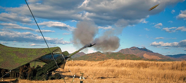 The M777 ultra-light howitzer