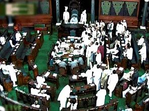 A scene from Parliament's monsoon session