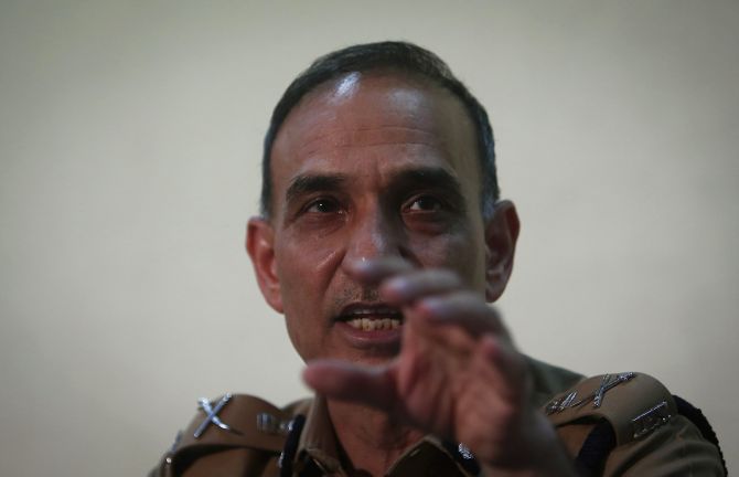 Mumbai Police Commissioner Satyapal Singh addresses a news conference ob the gang-rape on Friday