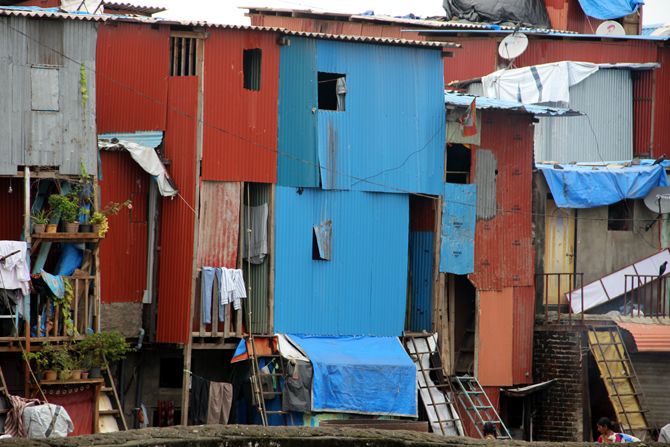 Slums near Bandra station